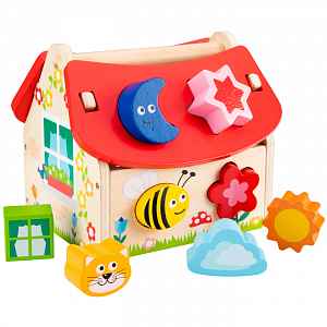 New Classic Toys Domeček - vkládání tvarů