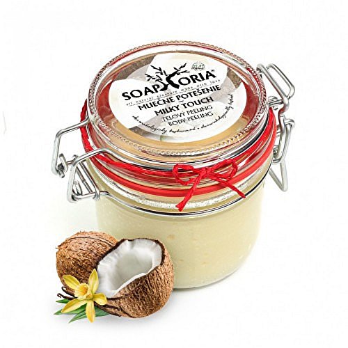 Soaphoria přírodní peeling na tělo Mléčné potěšení 255 ml