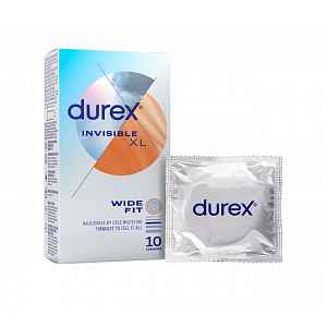 Durex Invisible XL kondomy 10 ks