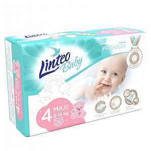 LINTEO BABY Plenky Baby Prémium MAXI (8-15 kg) 50 ks