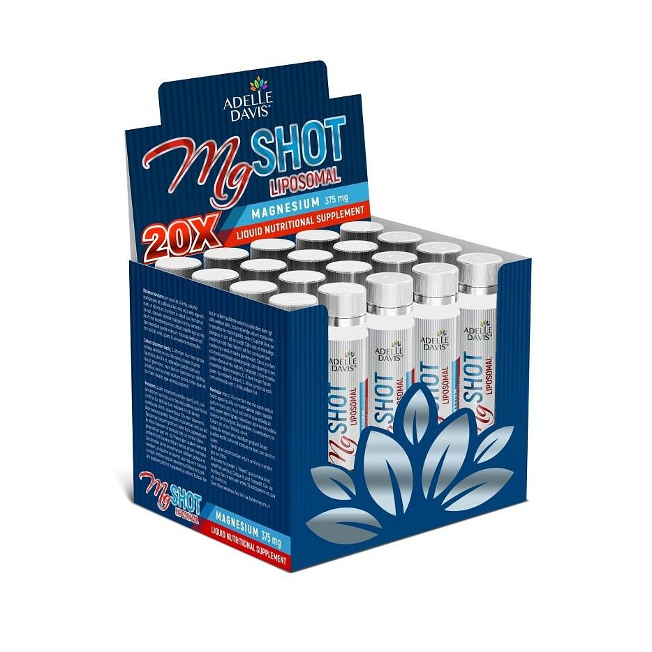 Adelle Davis MgSHOT Liposomal Magnesium 20x25 ml