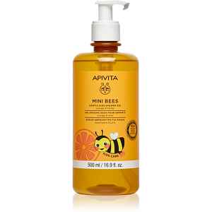 Apivita Mini Bees Gentle Kids Shower Gel Orange&Honey sprchový gel na tělo a vlasy pro děti 500 ml