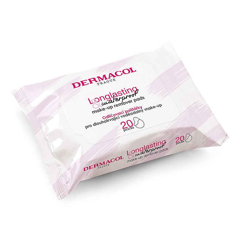 Dermacol Odličovací polštářky na voděodolný make-up 20 ks/bal.