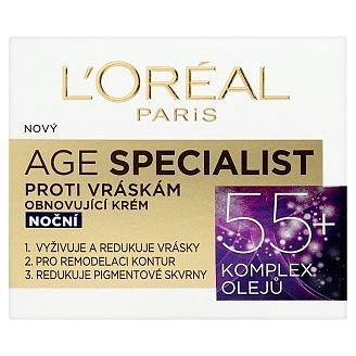 L'oréal Dex Age Specialist 55+ noční krém 50 ml