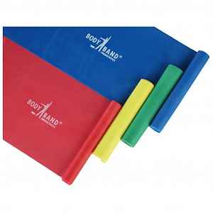 SUNDO Rehabilitační guma / Pružný pás Power Up, střední obtížnost, délka 2,5 m