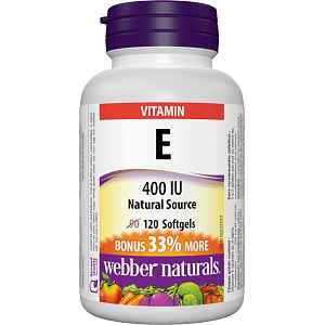 Webber Naturals E 400 IU 120 tob