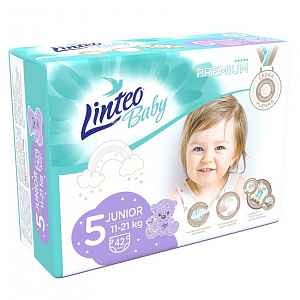 LINTEO BABY Plenky Baby Prémium JUNIOR (11-21 kg) 42 ks