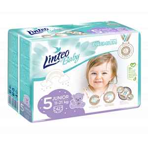 LINTEO BABY Plenky Baby Prémium JUNIOR (11-21 kg) 42 ks