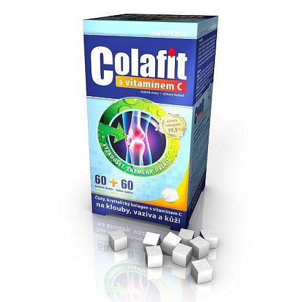 COLAFIT s Vitamínem C 60 + 60 kostek