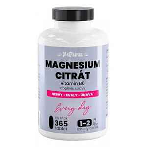 MedPharma Magnesium citrát+vitamin B6 tbl.365