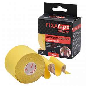 Tejp.páska FIXAtape Kinesio Stand.5cmx5m žlutá