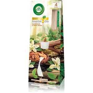 Air Wick Essential Oils Sandalwood & Warm Vanilla aroma difuzér s náplní 30 ml