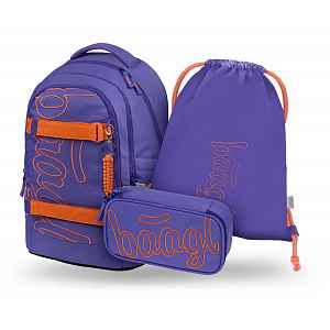 Baagl Školní set Skate Max Orange