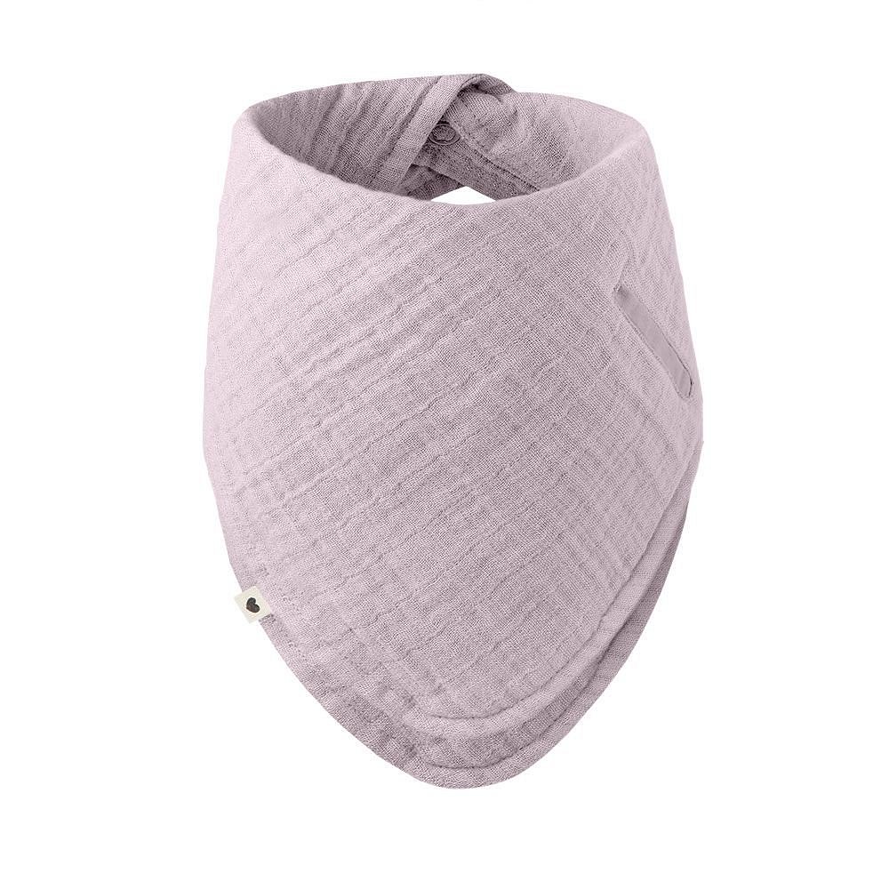 Bibs Bandana mušelínový slintáček z BIO bavlny, Dusky Lilac