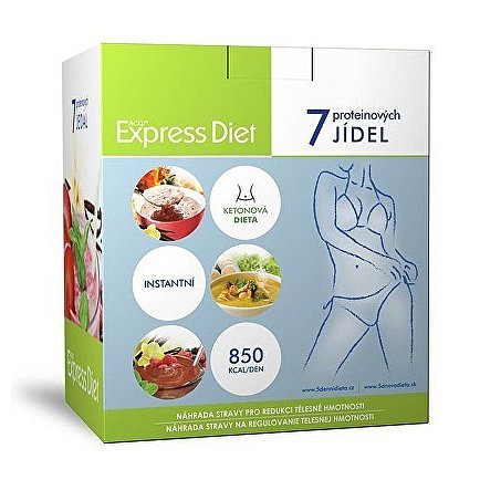 Express Diet proteinová dieta 7 instantních jídel