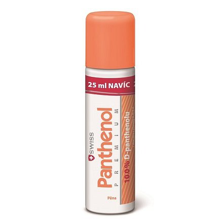 Panthenol 10% Swiss PREMIUM pěna 125+25ml zdarma