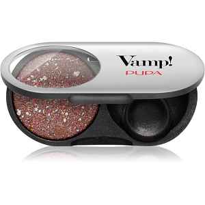 PUPA Milano Vamp! Radiant Baked Eyeshadow dlouhotrvající zářivé oční stíny odstín 403 Fancy Brown - GEMS 1 g