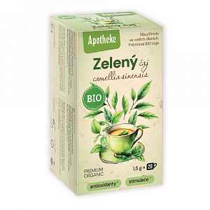 Apotheke BIO Zelený čaj Camellia Sinensis nálevové sáčky 20x1,5 g