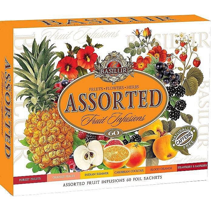 BASILUR Fruit Infusions Assorted 60 gastro sáčků