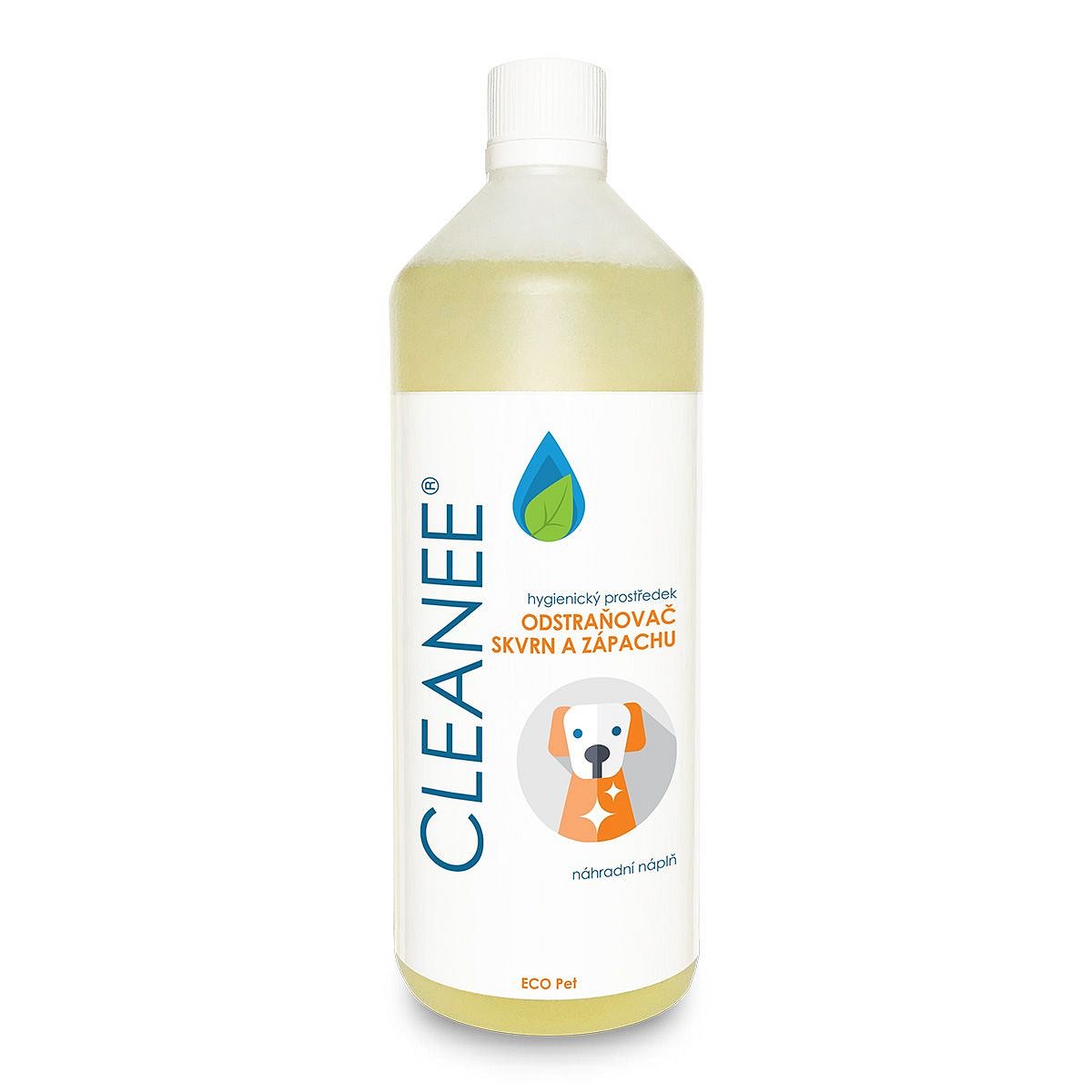 CLEANEE ECO Pet Hygienický odstraňovač skvrn a zápachu náhradní náplň 1 l