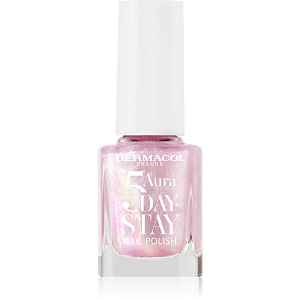 Dermacol 5 Day Stay Aura dlouhotrvající lak na nehty s perleťovým leskem odstín 68 Rose Whisper 11 ml