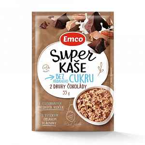 Emco Super kaše 2 druhy čokolády 55 g