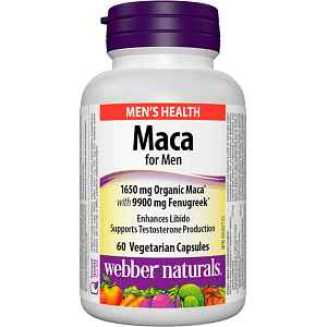 Webber Naturals Maca for Men 60 cps