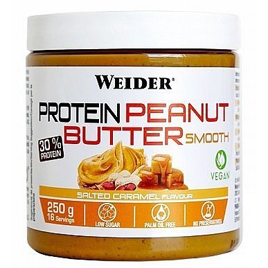 Weider Protein Peanut Butter, arašídové máslo, slaný karamel, 250 g