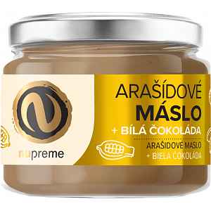 Nupreme Arašídové máslo s bílou čokoládou 220g