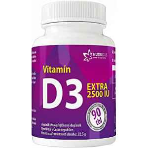 Vitamín D3 EXTRA 2500IU tbl 90 Nutricius