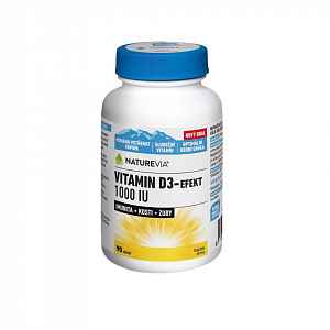 Swiss Vitamín D3-Efekt 1000I.U. tbl.90