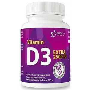 Vitamín D3 EXTRA 2500IU tbl 90 Nutricius