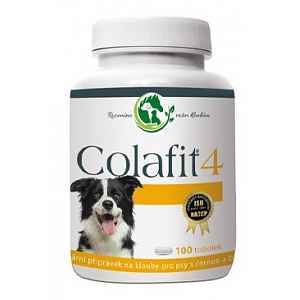 COLAFIT 4 na klouby pro psy černé/bílé 100 tablet