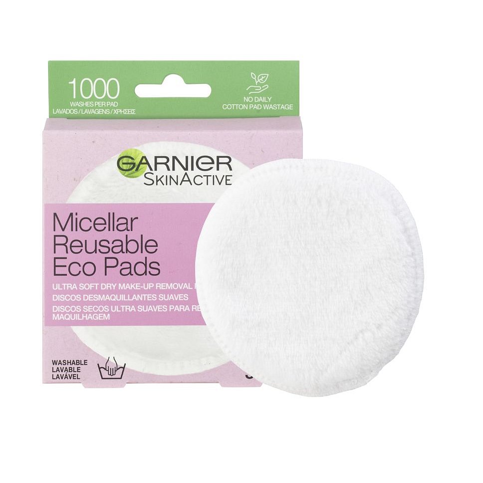 Garnier SkinActive Znovupoužitelné eco čisticí tampony 3 ks