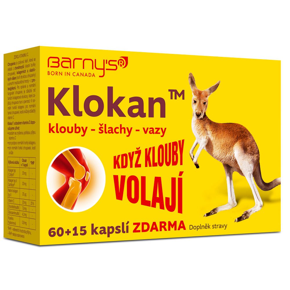 KLOKAN 60+15 kapslí ZDARMA