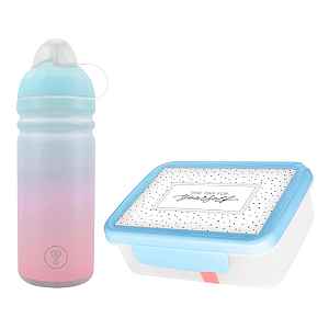 ZDRAVÁ LAHEV Set pastel modrá