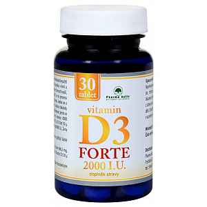 Pharma Activ Vitamin D3 Forte 2000 I.U. 30 tbl.