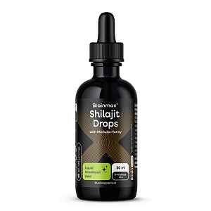 BrainMax Shilajit® Drops with Manuka Honey, 30 ml