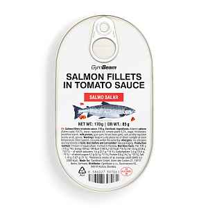 GymBeam Salmon fillets in tomato sauce