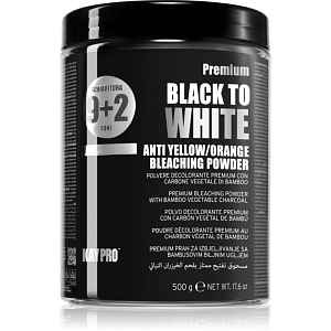 Kaypro Black To White Anti Yellow/Orange Bleaching Powder zesvětlující pudr na vlasy pro profesionální použití 500 g