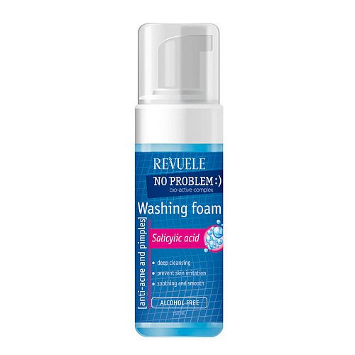Mycí pleťová pěna No Problem (Washing Foam Anti-Acne & Pimples With Salicylic Acid) 150 ml