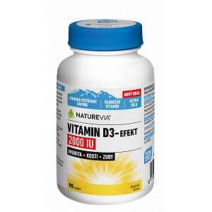 Swiss NatureVia Vitamin D3-Efekt 2000IU tbl.90