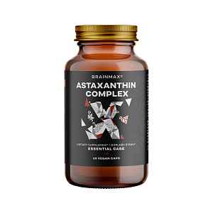 BrainMax Astaxanthin Complex, 60 rostlinných kapslí