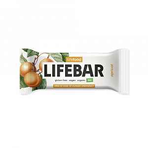 LifeFood Lifebar tyčinka meruňková RAW BIO 40 g