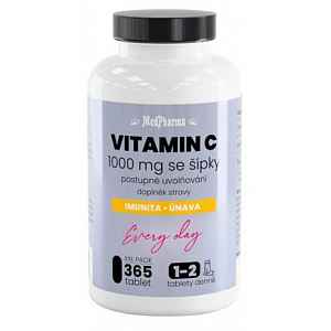 MedPharma Vitamin C 1000mg se šípky tbl.365