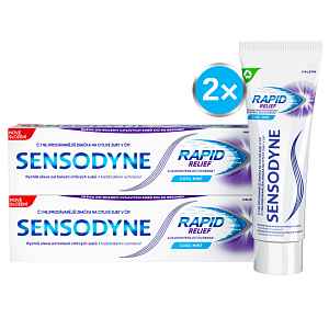 Sensodyne Rapid Relief zubní pasta 75ml - balení 2 ks