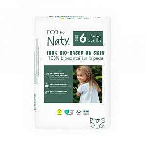 NATY NATURE BABYCARE 6 JUNIOR, 17 ks (16+ kg) - jednorázové pleny