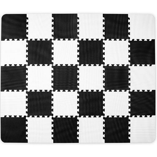 Kinderkraft Podložka pěnové puzzle Luno Black 30ks