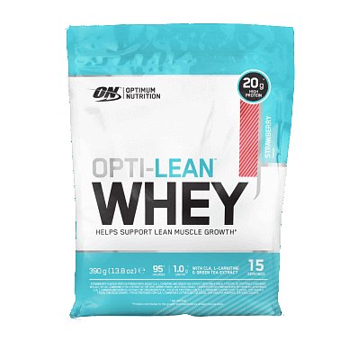 Optimum Nutrition Opti-Lean Whey jahoda 390g