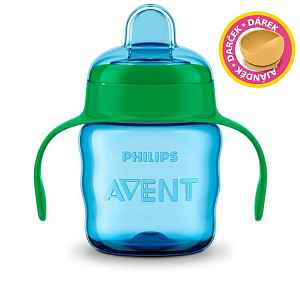 Philips AVENT hrneček pro první doušky Classic s držadly Modrý 200 ml
